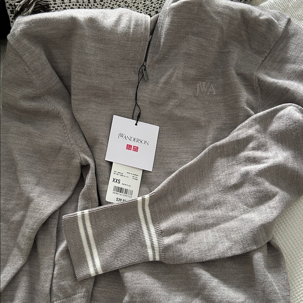 Uniqlo Taupe Cowl Neck Sweater